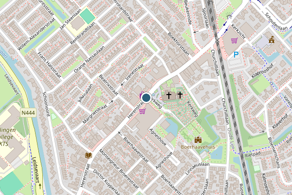 Politie-melding op Herenstraat, Voorhout op 28 juni, kaart-overzicht