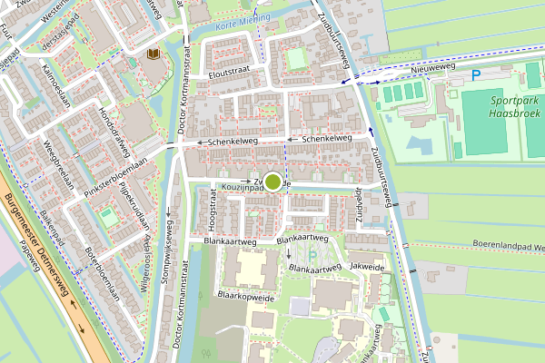 Ambulance-melding op Zwetkade, Zoeterwoude op 28 juni, kaart-overzicht