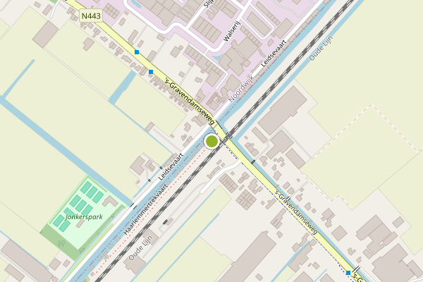 Ambulance-melding op Haarlemmertrekvaart, Voorhout op 29 juni, kaart-overzicht