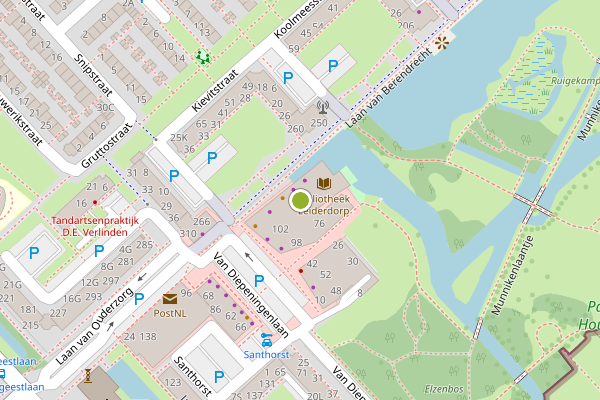 Ambulance-melding op Van Diepeningenlaan, Leiderdorp op 29 juni, kaart-overzicht
