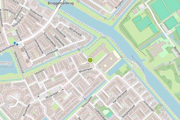 Ambulance-melding op Godfried Bomansstraat, Leiderdorp op 29 juni, kaart-overzicht
