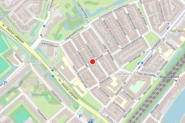 Kaart Leiden