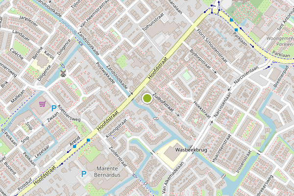 Ambulance-melding op G.B. de Vroomenstraat, Sassenheim op 29 juni, kaart-overzicht
