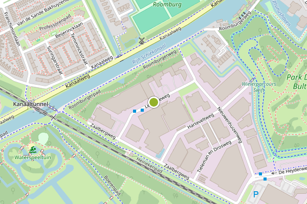 Ambulance-melding op Le Pooleweg, Leiden op 1 juli, kaart-overzicht