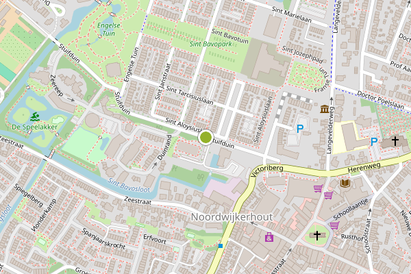 Ambulance-melding op Stuifduin, Noordwijkerhout op 1 juli, kaart-overzicht