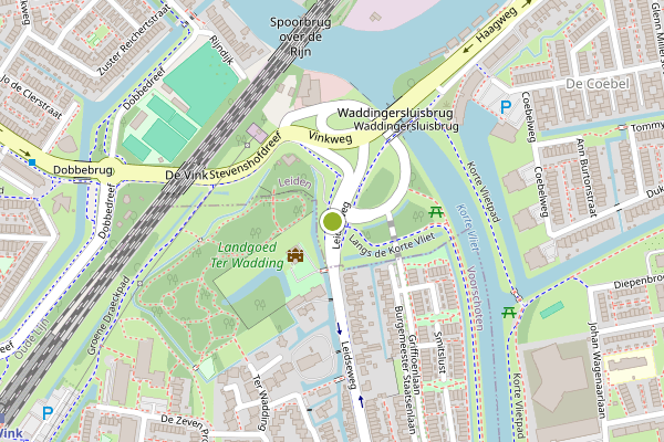 Kaart Leiden