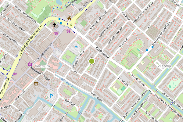 Ambulance-melding op Van Heuven Goedhartstraat, Voorschoten op 2 juli, kaart-overzicht