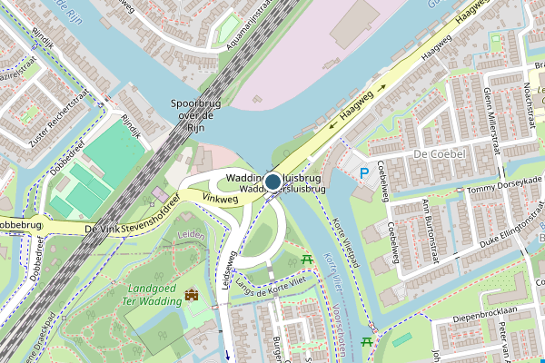Kaart Leiden