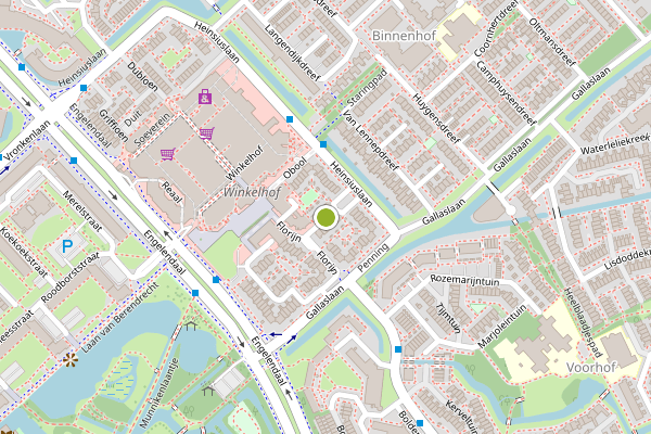 Ambulance-melding op Schelling, Leiderdorp op 2 juli, kaart-overzicht