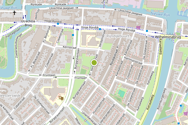Ambulance-melding op Verdamstraat, Leiden op 2 juli, kaart-overzicht