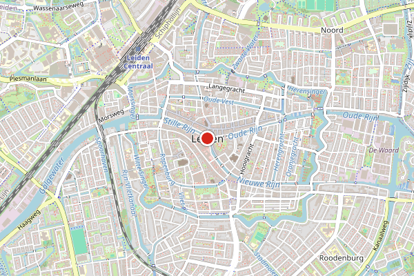 Brandweer-melding op Leiden op 3 juli, kaart-overzicht