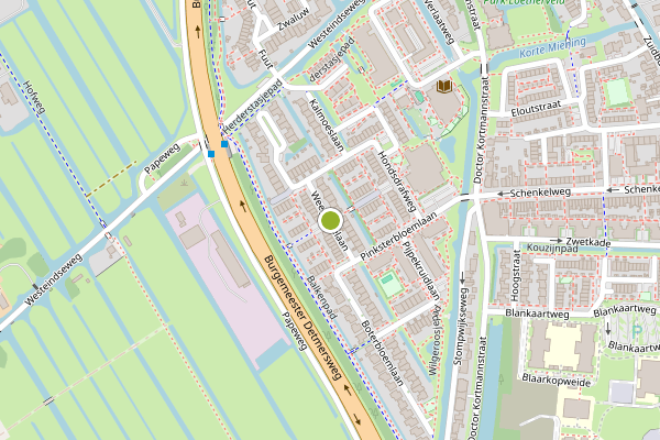 Kaart Zoeterwoude