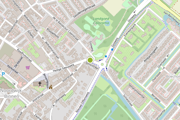 Ambulance-melding op Schiestraat, Noordwijk op 4 juli, kaart-overzicht