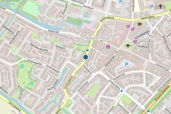 Politie-melding op Victoriberg, Noordwijkerhout op 4 juli, kaart-overzicht