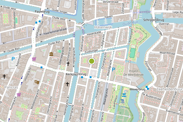 Ambulance-melding op Korte Langestraat, Leiden op 5 juli, kaart-overzicht