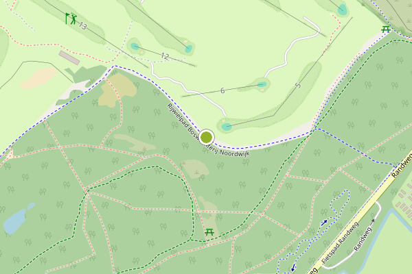 Ambulance-melding op Rijwielpad Boswachterij, Noordwijk op 7 juli, kaart-overzicht