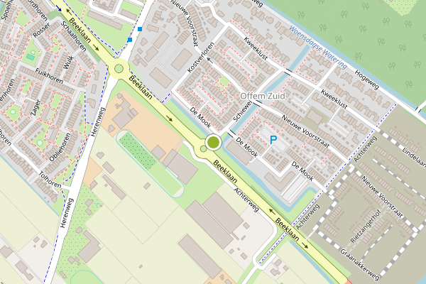 Ambulance-melding op De Mook, Noordwijk op 7 juli, kaart-overzicht