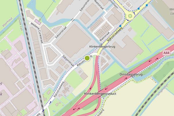 Ambulance-melding op Rijksstraatweg, Sassenheim op 8 juli, kaart-overzicht