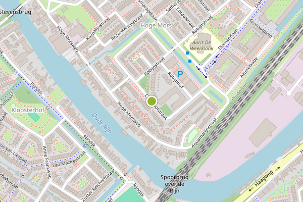 Ambulance-melding op Carneoolstraat, Leiden op 8 juli, kaart-overzicht