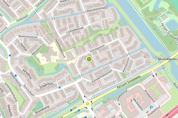 Ambulance-melding op Anemoonzoom, Leiderdorp op 8 juli, kaart-overzicht
