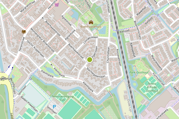 Ambulance-melding op Reigerslaan, Voorhout op 9 juli, kaart-overzicht