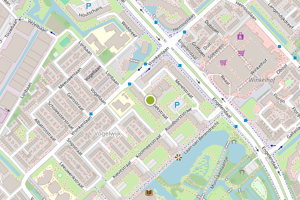 Ambulance-melding op Koekoekstraat, Leiderdorp op 9 juli, kaart-overzicht