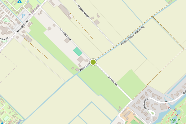 Ambulance-melding op Kraaierslaan, Noordwijkerhout op 10 juli, kaart-overzicht