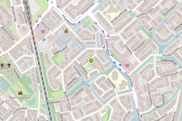 Ambulance-melding op Pinksterbloemstraat, Voorhout op 11 juli, kaart-overzicht