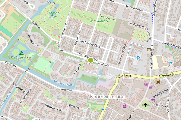 Ambulance-melding op Stuifduin, Noordwijkerhout op 11 juli, kaart-overzicht