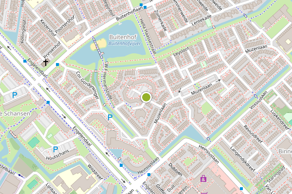 Ambulance-melding op Jan de Hartogplein, Leiderdorp op 11 juli, kaart-overzicht