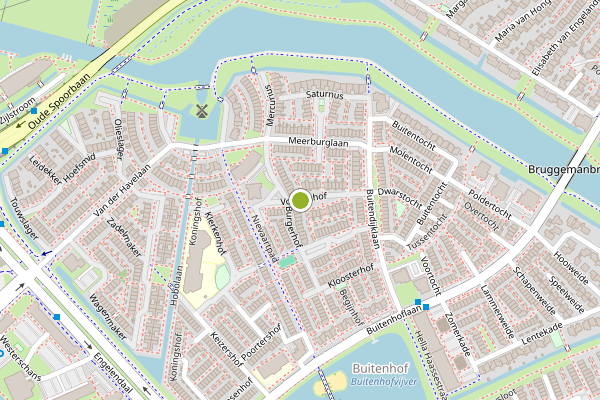 Ambulance-melding op Vorstenhof, Leiderdorp op 11 juli, kaart-overzicht