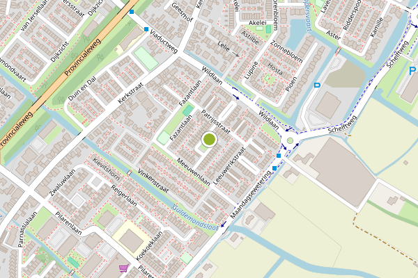 Ambulance-melding op Nachtegaalstraat, Noordwijkerhout op 12 juli, kaart-overzicht