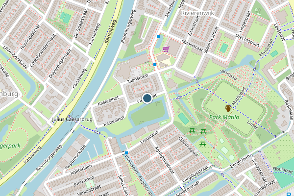 Politie-melding op Vliststraat, Leiden op 13 juli, kaart-overzicht