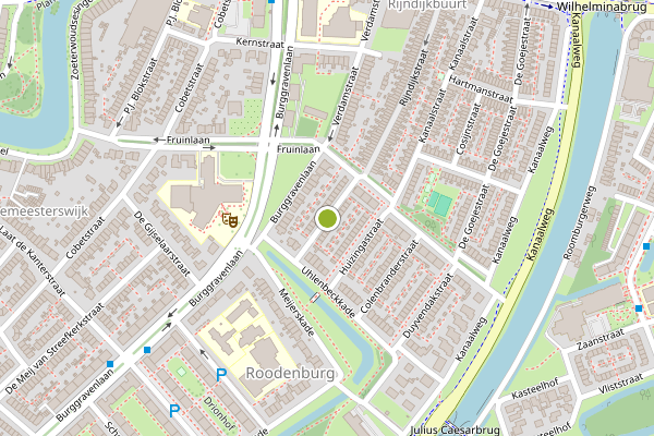 Ambulance-melding op Snouck Hurgronjestraat, Leiden op 15 juli, kaart-overzicht