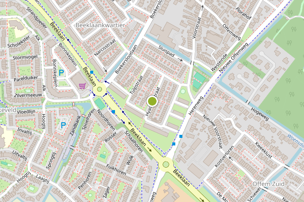 Ambulance-melding op Hyacinthstraat, Noordwijk op 15 juli, kaart-overzicht