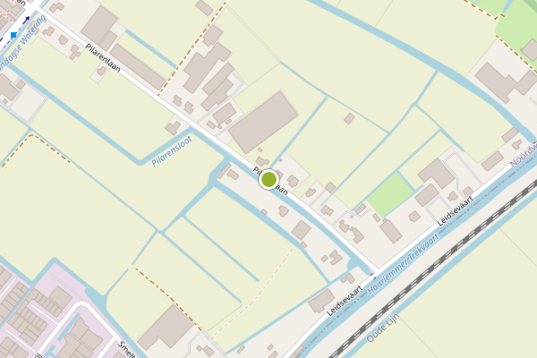 Ambulance-melding op Pilarenlaan, Noordwijkerhout op 16 juli, kaart-overzicht
