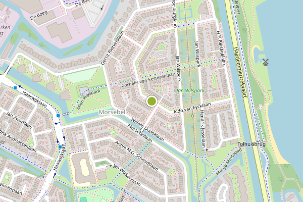 Ambulance-melding op Aldo van Eycklaan, Oegstgeest op 16 juli, kaart-overzicht