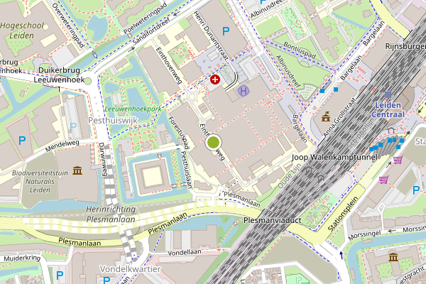 Kaart Leiden