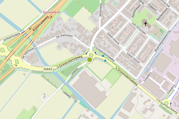Ambulance-melding op 's-Gravendamseweg, Noordwijkerhout op 17 juli, kaart-overzicht