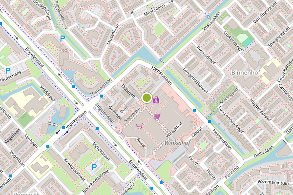 Ambulance-melding op Dubloen, Leiderdorp op 17 juli, kaart-overzicht