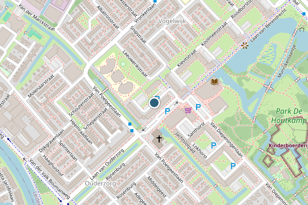 Politie-melding op Kwikstaartplein, Leiderdorp op 17 juli, kaart-overzicht