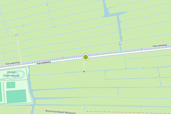 Ambulance-melding op Nieuweweg, Zoeterwoude op 15 juli, kaart-overzicht