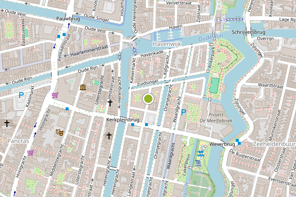 Ambulance-melding op Korte Langestraat, Leiden op 17 juli, kaart-overzicht