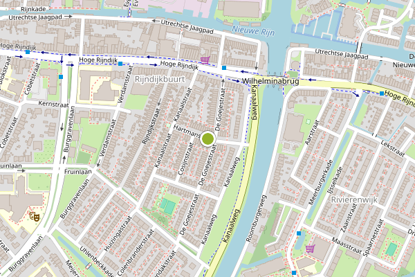 Ambulance-melding op Hartmanstraat, Leiden op 17 juli, kaart-overzicht