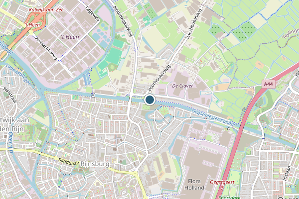 Politie-melding op Voorhouterweg (eenzijdig), Rijnsburg op 18 juli, kaart-overzicht
