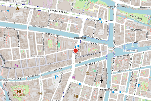 Brandweer-melding op Pelikaanstraat, Leiden op 19 juli, kaart-overzicht