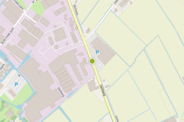 Ambulance-melding op Delfweg, Noordwijkerhout op 19 juli, kaart-overzicht