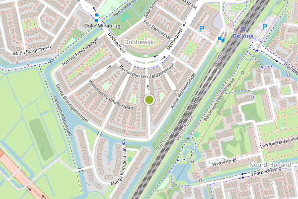 Ambulance-melding op Ida de Leeuwstraat, Leiden op 21 juli, kaart-overzicht