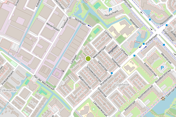 Ambulance-melding op Zwaanstraat, Leiderdorp op 25 juli, kaart-overzicht