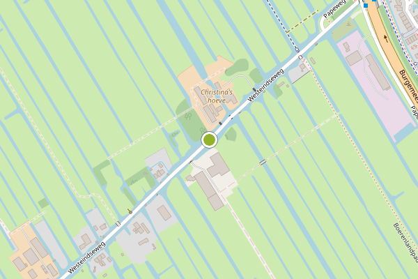 Ambulance-melding op Westeindseweg, Zoeterwoude op 25 juli, kaart-overzicht